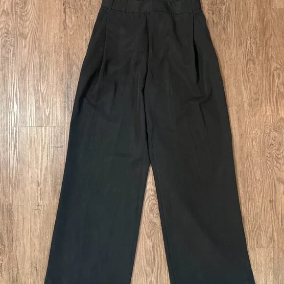 Zara High-Waisted Wide Leg Full Length Pants - Picture 2 of 4